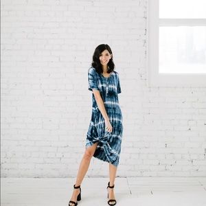 Nesting Olive House dress- Tie-dye